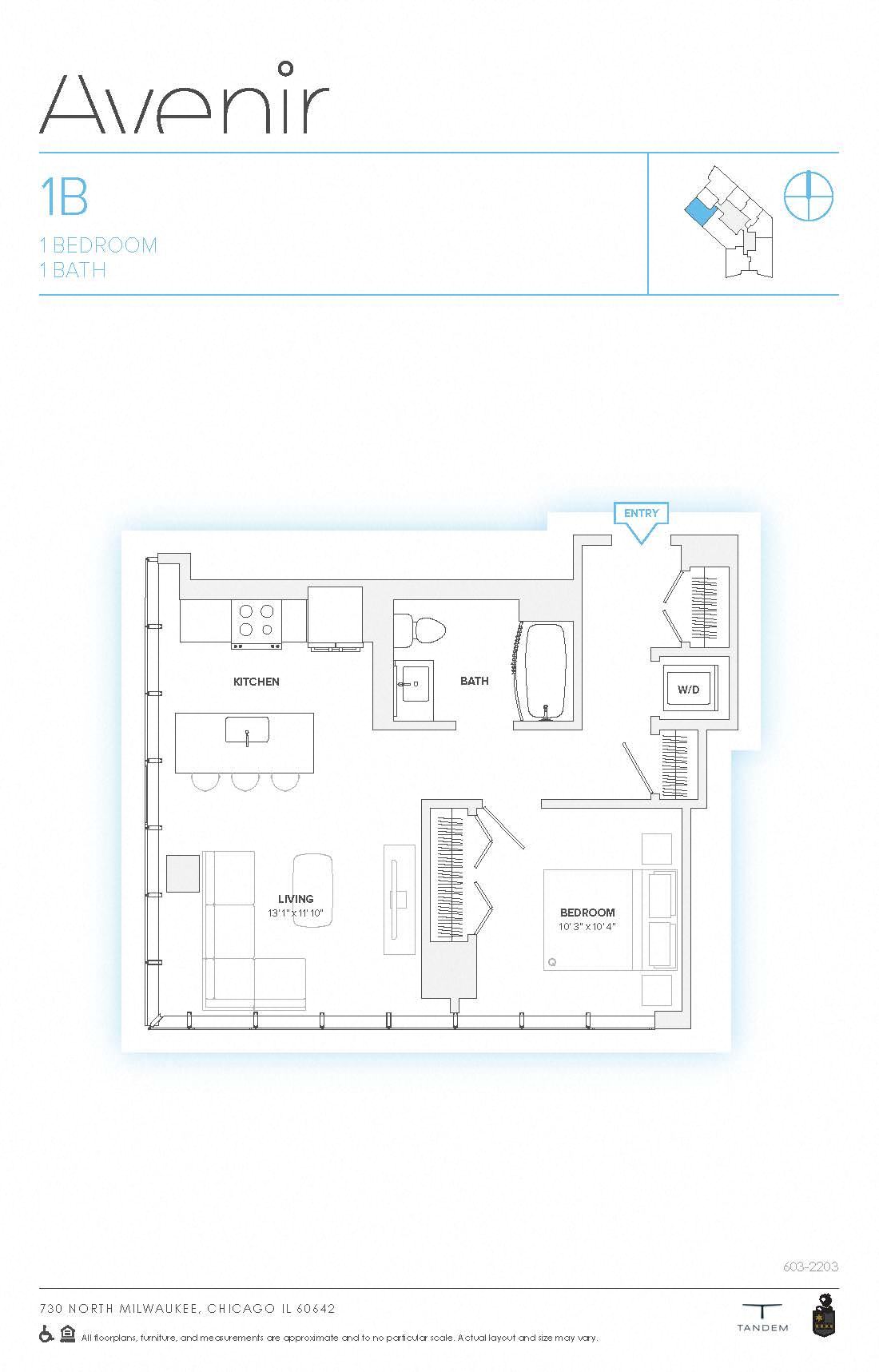 Avenir 730 N Milwaukee Ave, Chicago 60642